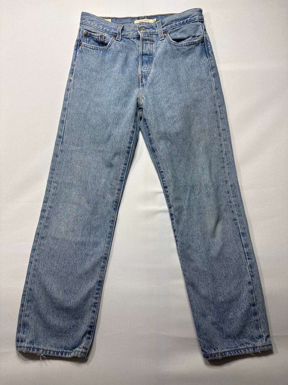 Levi's Women's Wedgie Straight Button Fly Blue Jeans - Size 26x26 (27x25.5)